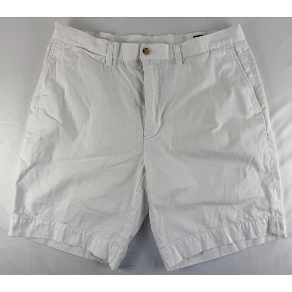 Polo Ralph Lauren Chino Shorts Men’s 35x9 Classic Fit White Cotton - Picture 2 of 9